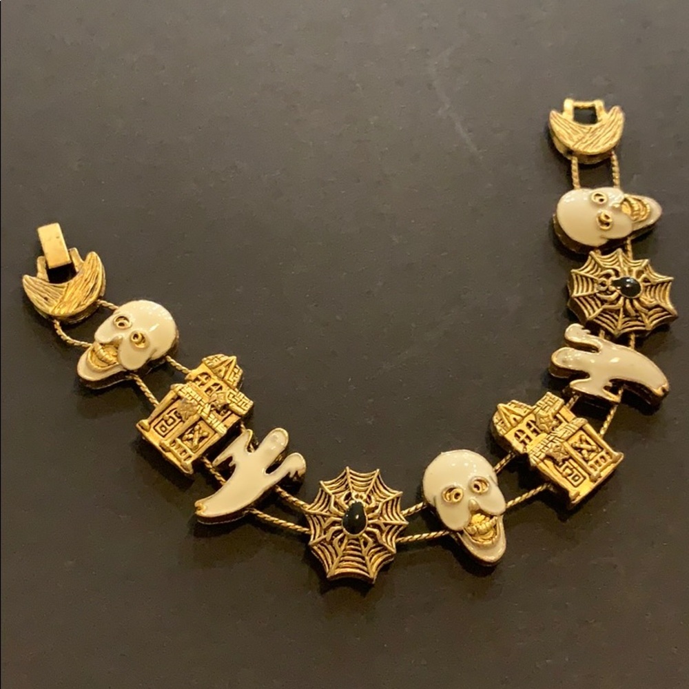 Halloween themed charm bracelet